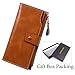 Jack&Chris Women's RFID Blocking Luxury Genuine Leather Clutch Wallet Card Holder Organizer Ladies Purse,WB301A