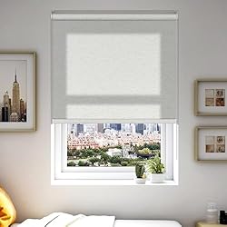 Boolegon Light Filtering Roller Shades for