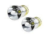 BESTSUN 2 Pack Ultra Bright Cree XM-L2 LED Bulb Single Mode 1200Lumens Drop-in P60 Design Module Flashlight Repair Replacement Bulb for Surefire Hugsby C2 G2 Z2 6P 9P G3 S3 D2 Ultrafire 501B 502B