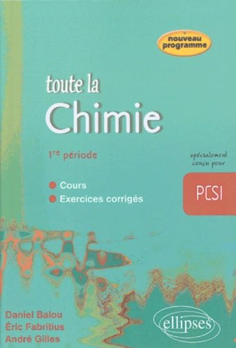 Toute la chimie, PCSI