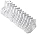 Jefferies Socks Boys Seamless Sport Socks (12-Pack), White, Medium