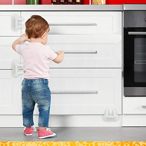 Baby Proofing Door Lever Locks - (Pack of 4) | Door Handle Child Safety Lock | Safety Door Locks for Kids - Thumbnail 5