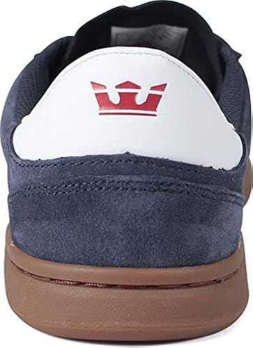 Supra Men's Elevate Shoes,8,Navy-Gum in Oman Whizz Skateboarding
