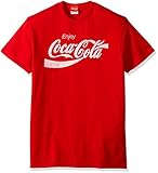 Coca-Cola Men's Eighties Coke Short Sleeve T-Shirt, Red, Medium