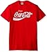 Coca-Cola Men's Eighties Coke Short Sleeve T-Shirt, Red, Medium