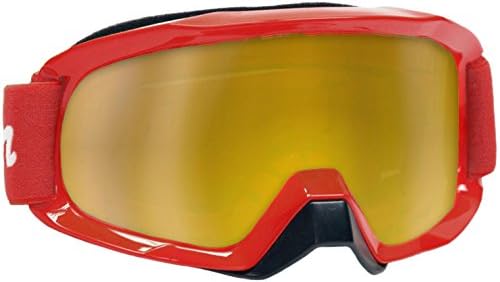 Typhoon Motocross Offroad ATV Dirt Bike MX Goggles , Red w/ Green &amp; Clear Lens