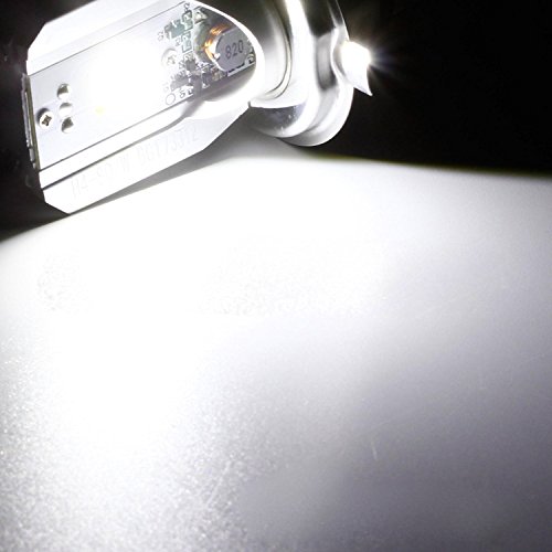 Oda Motorcycle Bike Headlights H6 BA20D DC 12V-80V 12W COB LED Motorcycle Bike Beam Headlight Bulb Strong Light for Motorcycle/Bike/Moped/Scooter/ATV