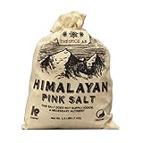 The Spice Lab Himalayan Salt - Fine 2.2 Lb (1 Kilo) Gift Bag - Pink Himalayan Salt is Nutrient and Mineral Dense for Health - Gourmet Pure Crystal - Kosher & Natural Certified - Excellent Bath Salt
