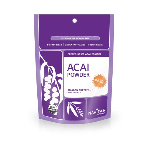 Navitas Naturals Organic Acai Powder, 8-Ounce Pouches image