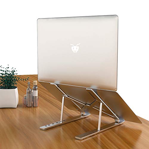 ElfAnt Laptop Stand Adjustable Portable Aluminum For 10" 17" Laptop