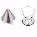 Ziselu Stainless Steel Pour Over Coffee Maker, Filter Cone and Holder, Micro Filter Coffee Dripper and Coffee Scoop