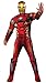 Rubie's Men's Captain America Civil War Deluxe Muscle Chest Iron Man Costume, Multi, X-Large