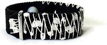 Anxiety Relief Bracelet for Stress, Nervousness, Palpitations, Tension Headaches (one bracelet) Tuxedo (medium 7")