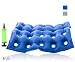 Premium Air Inflatable Seat Cushion 17" X 17" Heat Sealed Construction for Durability, Waffled Cushion for Wheel Chair and Day to Day Use . Ideal for Prolonged Sitting .FDA Approved (Blue)