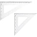 eBoot Triangle Ruler Square Set, 30/60 and 45/90 Degree, Set of 2