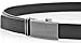 Mio Marino Classic Ratchet Belt - Premium Leather - 1.38 Wide - Adjustable Buckle - Woodland - Jet Black - Adjustable from 28