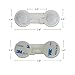 KiddiLife – Child Safety Cabinet / Cupboard Lock (4 Pack) – Quick and Easy To Install With Strong 3M Adhesive – No Tools, Drilling Required – Universal Child / Baby Proofing Latch