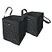 MARTHA STEWART MTS-MLB1-MBK 48-Gallon Multi-Purpose Reusable Heavy Duty Garden Tote Bag, Black