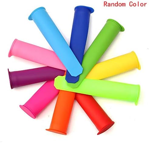 Hengbaixin Silicone Ice Cube Pop Mold Popsicle Maker Frozen Tray DIY Ice Cream Tools Jelly Lolly Mould Random Color