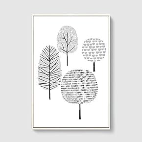 Framed Home Artwork Nordic Style for Living Room Bedroom