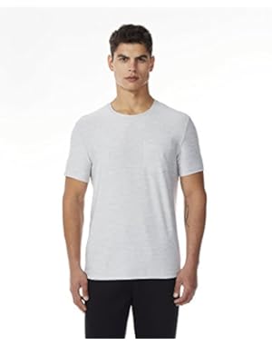 Mens Cool Hyper Stretch Chest Pocket Wicking Tee Shirt