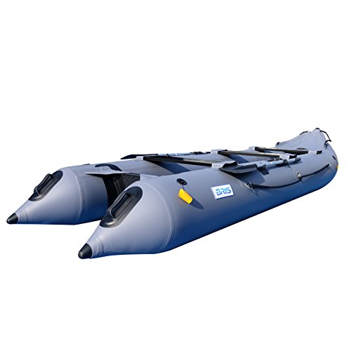 BRIS 14.1ft Inflatable Boat Inflatable Kayak 3 Person Kayak Canoe