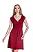 Glamour Empire Women's Sleeveless Circle Skater Flattering Summer Dress 8-20 256 (Crimson, US 14, 2XL)