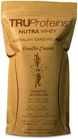 Truproteins 100% Australian Grass Fed Whey Protein, Vanilla Cream