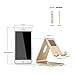 KAERSI K1 Desktop Phone and Tablet Stand, Cradle, Dock for All Cell Phone, iPhone, Android Tablets, iPad - Gold