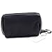 Admirable Idea Small Size Makeup Pouch for Womens Travel Cosmetic Bag for Girls Essential Oil Carrying Bag -black