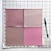 Pink Beige Leather for Crafting: Leather for Jewelry Making 4 Light Pink sheets 5x5In/ 12x12cm)