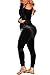 Selowin Womens Off Shoulder Velour Suit 2 Piece Slim Sweatpants Sweatsuit Sets