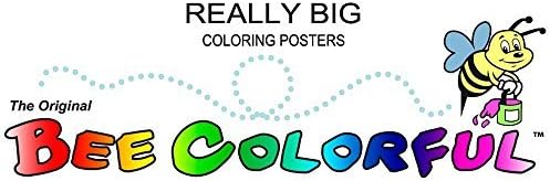 Great2bColorful Original Big Coloring Poster (24''x 36'') Eagle Warrior