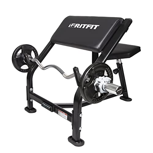 RitFit PCB300 Preacher Curl Bench Adjustable for Arm Curling Training