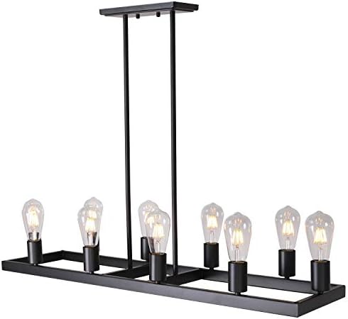 10 Light Black Retro Rustic Farmhouse Kitchen Light