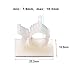 Cable Clips, MHtech 50 Pieces Nylon Wire Clips with 3M Self-Adhesive Adjustable Car Wires Holder Cable Clamps Cable Tie Holder for Cable Management Home and Office (White)