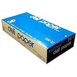 Durable Packaging 12" x 10.75" Dry Waxed Deli Paper Pop-Up Sandwich Food Wrap Sheets (Pack of 500)