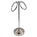 Deluxe Polished Nickel Steel Hand Towel Holder Stand (Polished Nickel_Large)