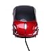 HDE Sports car Wired 3D Optical Mouse With Chrome Wheels for Computer PC Laptop (Red)
