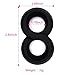 FST Medical Pure Silicone Dual Enhancing Cock Ring Stimulation for Penis Male Sex Toy, Black