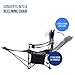 Camp Solutions Light Weight Backpacking Reclining/Lounging Camping Folding Chair with Headrest and Footrest for Outdoor Camping, RV, BBQ