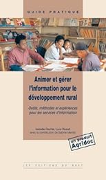 Animer et gérer l'information pour le développement rural