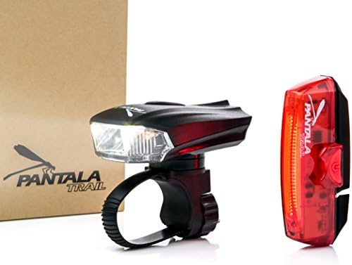 Bike Lights USB Rechargeable - LED Bicycle Light Set 400 LM Front Headlight and Back 100 LM LED Tail Light - Cycling Lights for Road & Mountain - Smart Sensors - Easy Install - Waterproof