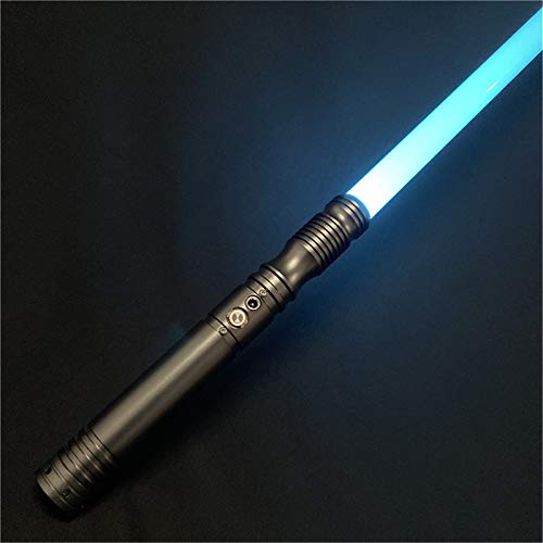 Adult Lightsaber Metal Hilt Duel Light Saber RGB 12 Colors Changeable