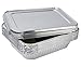 EHOMEA2Z Aluminum Foil Pans With Lids Half Size (10 Pack) 10 Lids and 10 Pans, 9x13 Prepping, Roasting, Food, Storing, Heating, Cooking, Chafers, Catering, Buffet Supplies