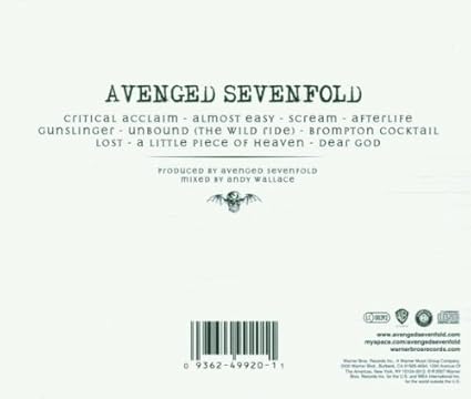 Avenged Sevenfold Avenged Sevenfold Amazon De Musik avenged sevenfold