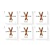Simply Gum | Cinnamon | Plant- Based Chewing Gum | Pack of Six (90 Pieces Total) | Synthetic Free + Aspartame Free + non GMO