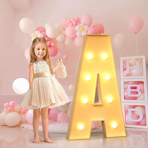 imprsv 3FT Marquee Light Up Letters A, Large Light