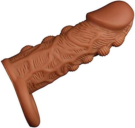Silicone penile Condom Expander expands Male Chastity Toys Lengthen Cock Sleeves Dick Socks Reusable Condoms_A6