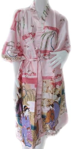 CHINES TRADITION BATHROBE JAPANESE WOMEN KIMONO WOMEN'S SOFT SILK FABRIC